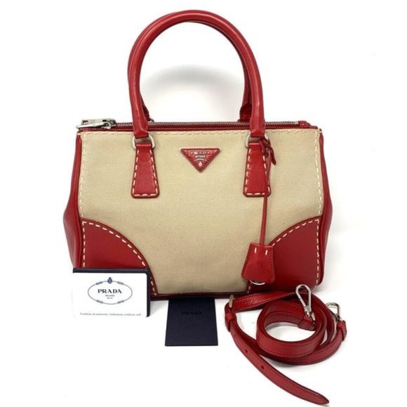 Prada Handbags - 100% Auth Prada Galleria Crossbody HandBag